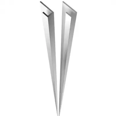 Kit de 2 profil�s de fin red�coupable Chrome - Jacob Delafon R�f. E66020-GA