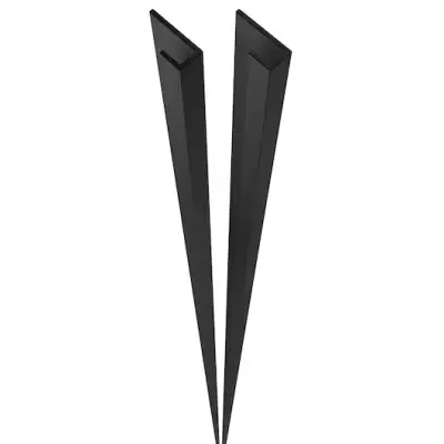 Kit de 2 profil�s de fin red�coupable Noir mat - Jacob Delafon R�f. E66020-BL
