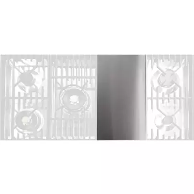 Kit de 3 couvercles en acier pour zones de cuisson - STEEL R�f. SA-CG