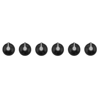 Kit de 6 Manettes Lin�a Nouvelle Esth�tique pour tables avec flamme annulaire - SMEG R�f. 6MP1BFB3