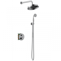 Kit de douche encastré thermostatique Icare Chromé - O\'DESIGN Réf. ICA802C