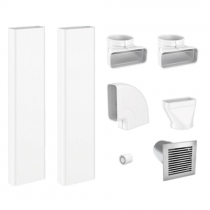 Kit de gaine plate pour évacuation dair - MIELE Réf. DFKS-AR