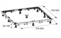 Kit de réhausse 90x90 pour receveurs - Jacob Delafon Réf. E61426-NF