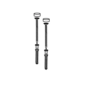 Kit fixations cuvette au sol � l'unit� - JACOB DELAFON R�f. E4243-NF