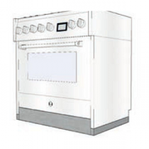 Kit réhausse 5 cm pour cuisinière/meuble 45cm - STEEL Réf. SA-SZ4-Q