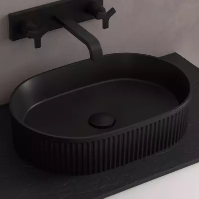 Lavabo � poser VENICE 48x32.5cm Noir mat - SALGAR R�f. 114535