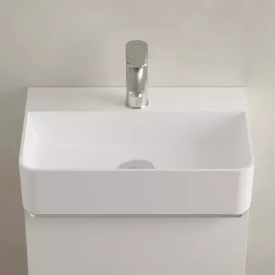 Lavabo AIDA 45cm en porcelaine Blanc brillant - SALGAR R�f. 114533