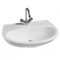 Lavabo Brive 2 60cm sans trop plein Blanc - Jacob Delafon Réf. E1288-00