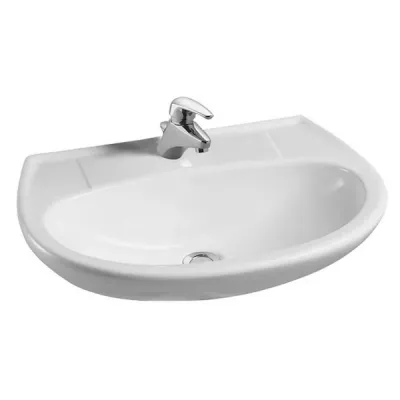 Lavabo Brive 60 x 48 cm avec trop-plein Blanc brillant - Jacob Delafon R�f. E1288-00