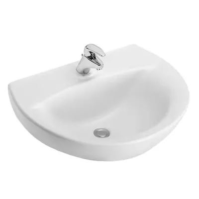 Lavabo Patio 55 x 45 cm sans trop-plein Blanc brillant - Jacob Delafon R�f. E4158-X5-00