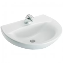 Lavabo Patio 60x47cm sans trop plein Blanc - Jacob Delafon Réf. E4159-X5-00