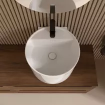 Lavabo suspendu MONOLITH ROUND Ø45x38cm Blanc brillant - SALGAR Réf. 114525