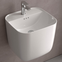 Lavabo suspendu MONOLITH SQUARE 42x40cm Blanc brillant - SALGAR Réf. 114523
