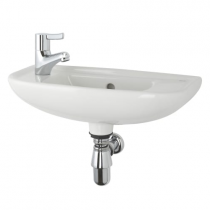Lave-mains Access 50x23cm percé 1 trou à gauche Blanc - ROCA Réf. A327232000