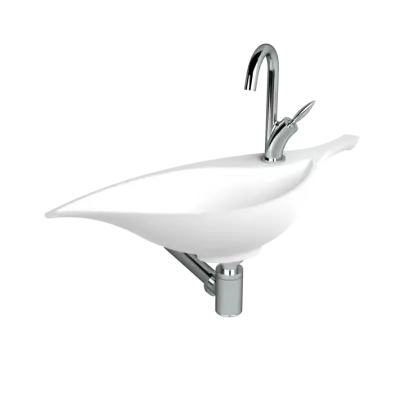 Lave-mains Colibri 67cm Blanc perc� 1 trou (sans mitigeur) - DECOTEC R�f. 1812651