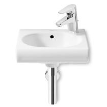 Lave-mains compact Meridian 35x32cm percé à droite Blanc - ROCA Réf. A327249000