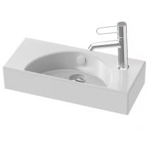Lave-mains compact Odéon Rive gauche 50cm pré-perçé Blanc - JACOB DELAFON Réf. EGO112-00