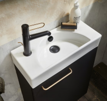 Lave-mains compact Odéon Rive gauche 50cm pré-perçé Blanc - JACOB DELAFON Réf. EGO112-00