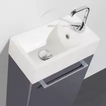 Lave-mains Lupio 40cm Blanc - OZE Réf. VAS-LUPIO