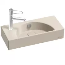 Lave-mains Od&eacute;on Rive gauche 50cm 1 trou &agrave; gauche SublimTech Laque satin&eacute;e (8 finitions au choix) - JACOB DELAFON EGO112-55-xxx