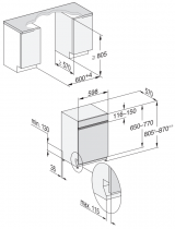 Lave-vaisselle intégrable 14 couverts 8.4l B Inox - MIELE Réf. G 7130 SCi AutoDos
