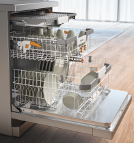 Lave-vaisselle pose libre 14 couverts 8.4l A Inox - MIELE Réf. G 7210 SC Front Inox