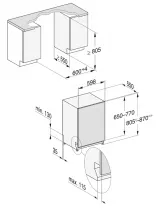 Lave-vaisselle tout int&eacute;grable 14 couverts 8.2l A - MIELE R&eacute;f. G 5863 SCVi Active Plus
