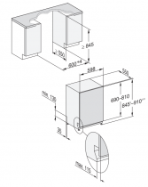 Lave-vaisselle tout intégrable 14 couverts 8.4l A - MIELE Réf. G 7298 SCVi XXL
