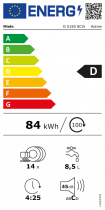 Lave-vaisselle tout intégrable 14 couverts 8.5l D - MIELE Réf. G 5150 SCVi