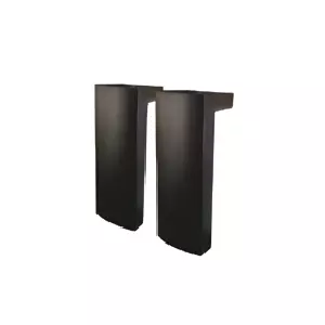 Lot de 2 pieds 15cm - Finition noir mat - DECOTEC R�f. 179021200001