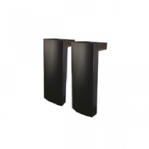 Lot de 2 pieds 15cm - Finition noir mat - DECOTEC Réf. 179021200001