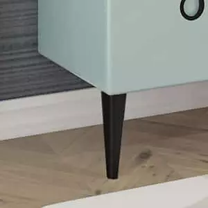Lot de 2 pieds Jolie M�me 27cm Noir mat - DECOTEC R�f. 1814152