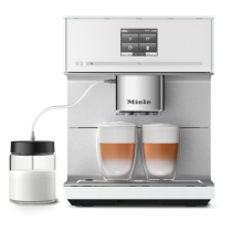 Machine à café grains Blanc Brillant - MIELE Réf. CM 7350 Blanc Brillant