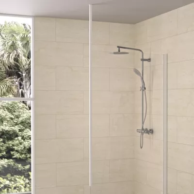 M�t fixation plafond Blanc grain� - KINEDO R�f. MAT017