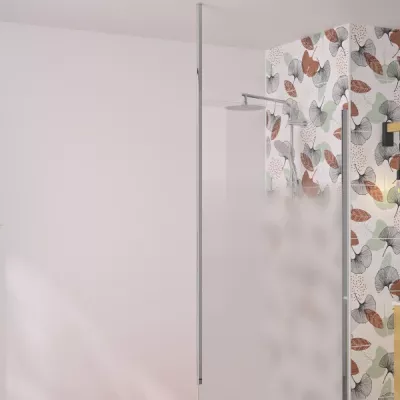 M�t fixation plafond Chrom� - KINEDO R�f. MAT018