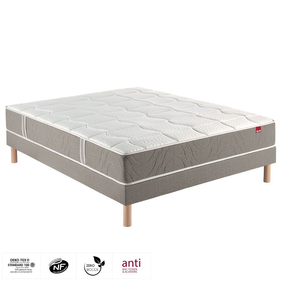 Matelas ATOLL Ferme - 140 x 190 cm - 570 ressorts ensachés multi-air -  EPEDA GD1290214019000