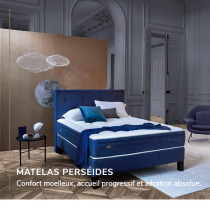 Matelas PERSÉIDES Moelleux - 140x190 cm - 1000 ressorts ensachés multi-air + Latex + Capitonnage - Finition au choix - DEDICACE