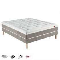 Matelas ZEPHYR Moelleux - 140 x 190 cm - 800 ressorts ensachés multi-air + Latex + Capitonnage fait main - EPEDA GD1289614019000