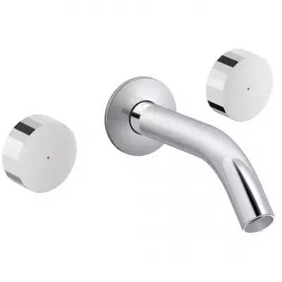 M�langeur lavabo mural Grands Boulevards Chrom� - JACOB DELAFON R�f. CE27341-LM-CP