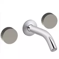 M&eacute;langeur mural 3 trous - poign&eacute;es Brun S&eacute;pia Satin&eacute; Chrome- JACOB DELAFON R&eacute;f. CE27341-LM-S64-CP