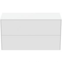 Meuble Conca 100cm 2 tiroirs Blanc mat - Ideal Standard Réf. T4329Y1