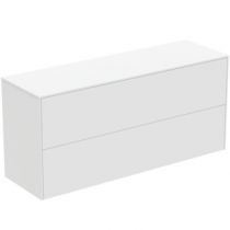 Meuble Conca 120cm 2 tiroirs Blanc mat - Ideal Standard Réf. T4330Y1