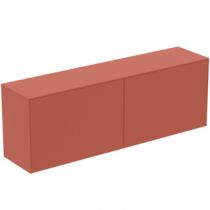 Meuble Conca 160cm 2 tiroirs Orange Sunset mat - Ideal Standard Réf. T4331Y3