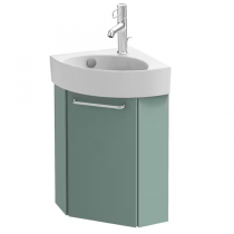 Meuble d\'angle sous lave-mains Odéon Rive Gauche 1 porte droite Laque - Jacob Delafon Réf. EB2584D-Rx-TL
