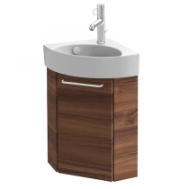 Meuble d\'angle sous lave-mains Odéon Rive Gauche 1 porte droite Mélaminé  - Jacob Delafon Réf. EB2584D-Rx-MM