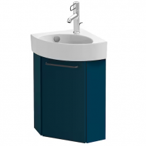 Meuble d\'angle sous lave-mains Odéon Rive Gauche 1 porte gauche Laque - Jacob Delafon Réf. EB2584G-Rx-TL