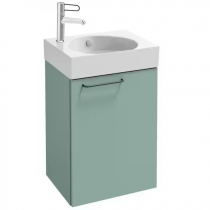 Meuble sous lave mains Odéon Rive Gauche 44cm 1 porte droite Laque - Jacob Delafon Réf. EB2580D-Rx-TL