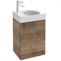 Meuble sous lave mains Odéon Rive Gauche 44cm 1 porte droite Mélaminé - Jacob Delafon Réf. EB2580D-Rx-MM