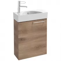 Meuble sous lave-mains Odéon Rive Gauche 49cm 1 porte charn. gauche Mélaminé - Jacob Delafon Réf. EB2581G-Rx-MM
