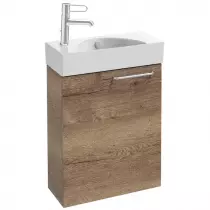 Meuble sous lave-mains Odéon Rive Gauche 49cm 1 porte charn. gauche Mélaminé - Jacob Delafon Réf. EB2581G-Rx-MM